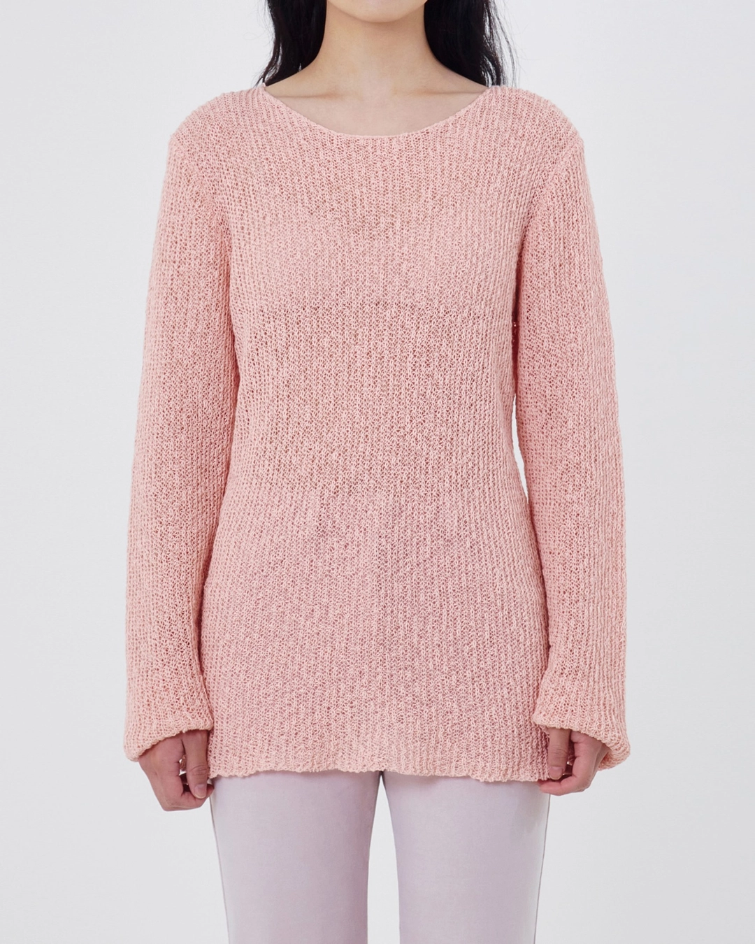 브라운야드 W Boatneck Pull Over, Pink 상품 이미지 2