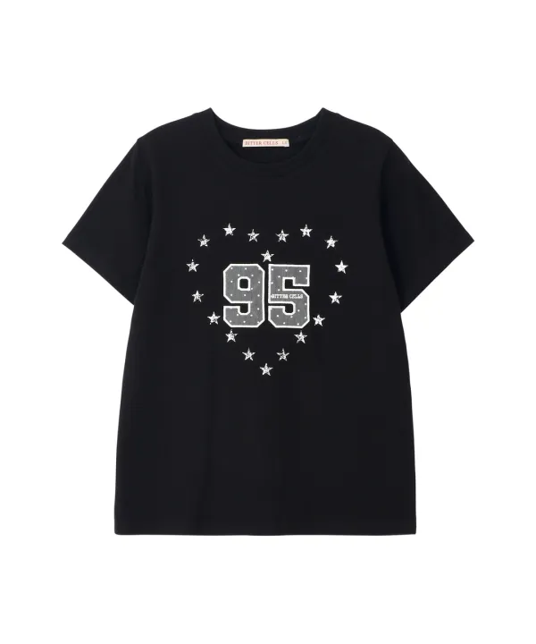 Queenie Star Tee-Black
