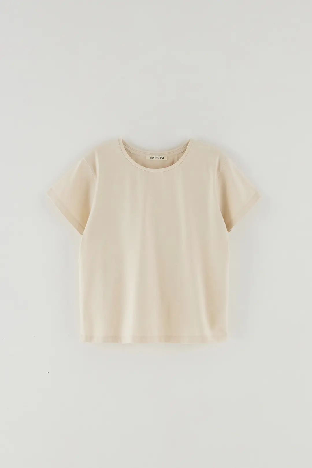 더라우스트 베이직 반팔티 BEIGE 상품 이미지 2