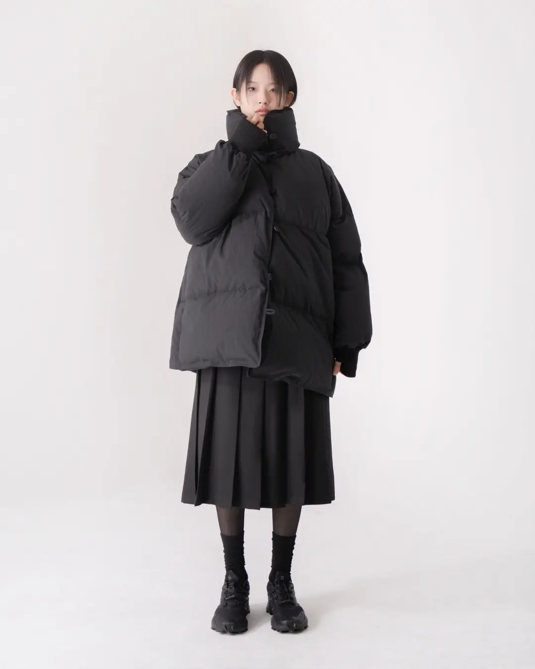 유노이아 reversible goose down coat 상품 이미지 2