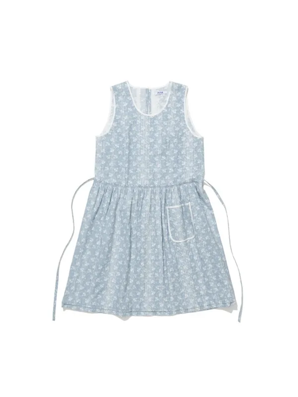 Petal Flower Dress Light Blue_F262OP04