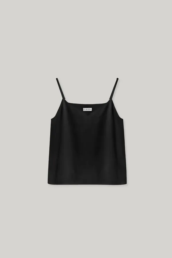 Satin Sleeveless Top