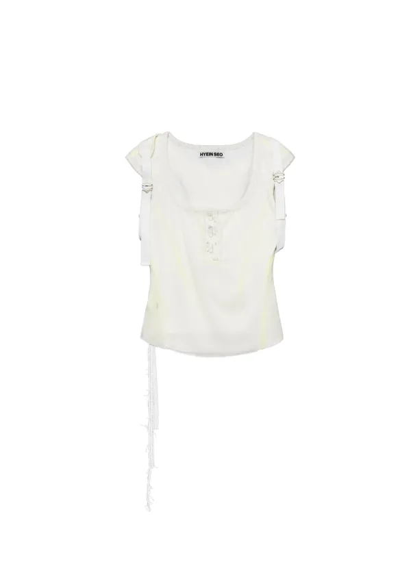 Henley Top w/ Back Strap