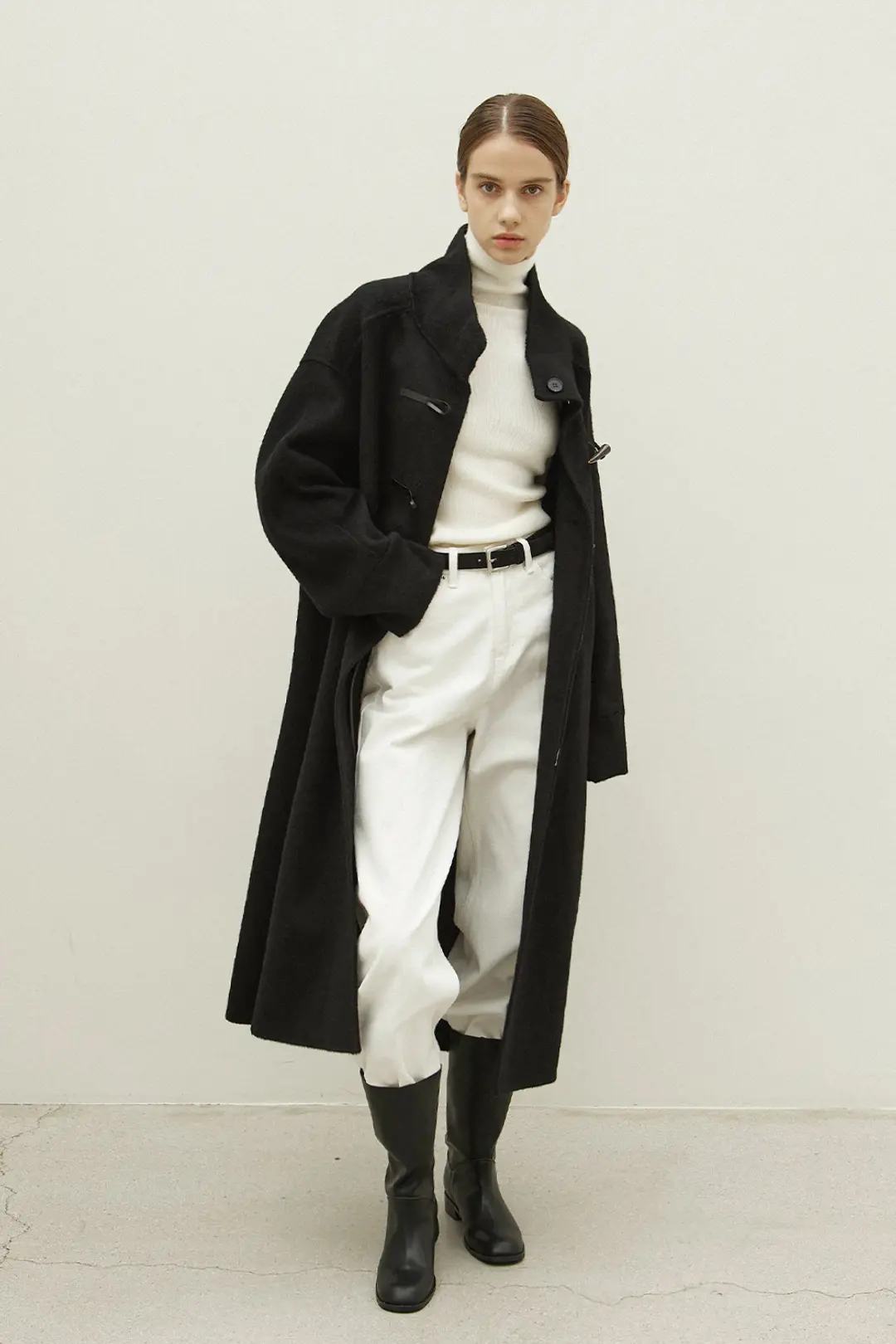 오브오브 Henry wool duffle coat_black 상품 이미지 2
