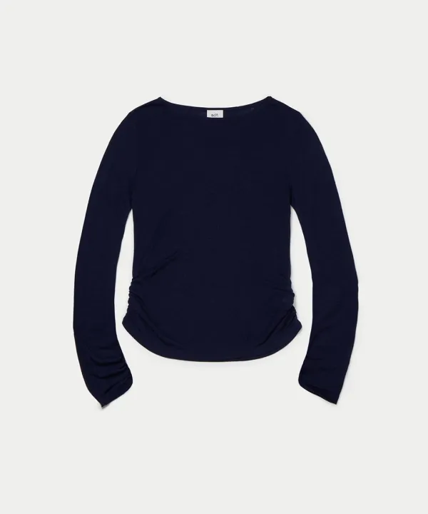 Loose fit long sleeves_Bright Navy
