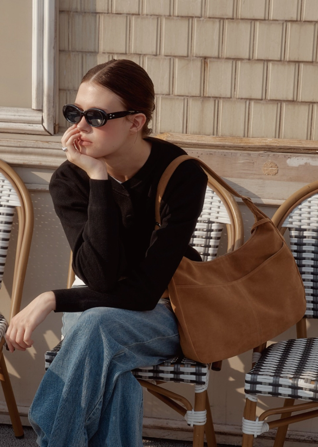 아노에틱 ANC SUEDE HOBO BAG_CAMEL 상품 이미지 2