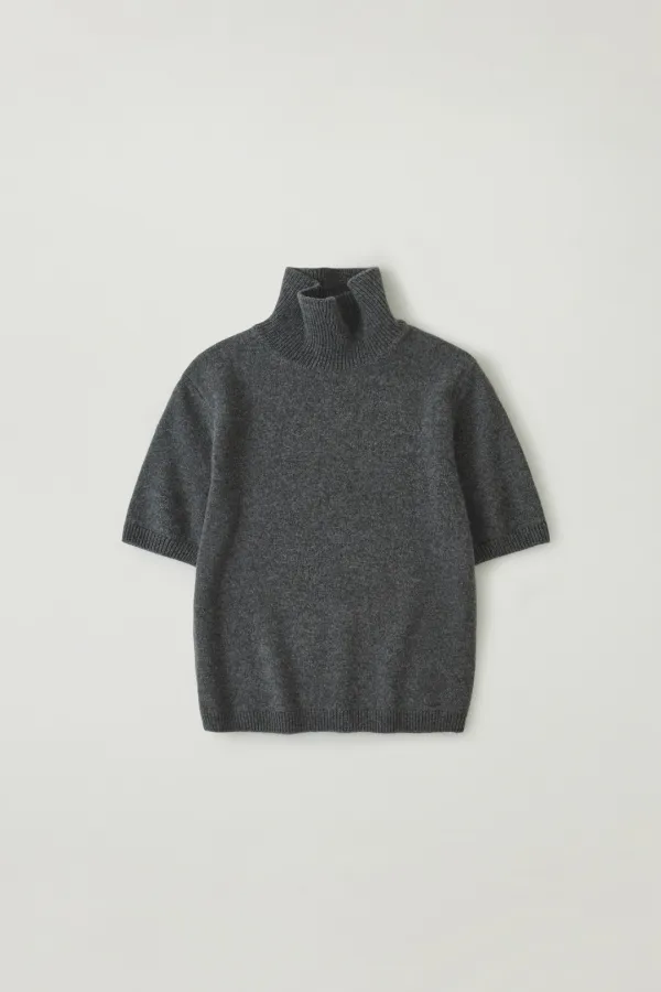 Mocio high neck knit (D/Gray)