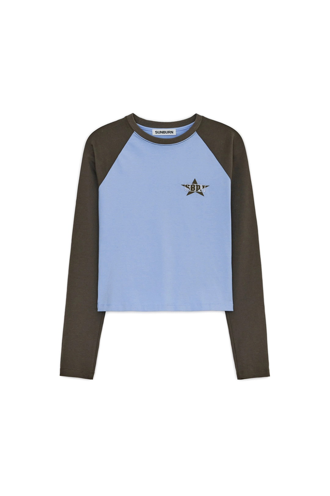 썬번프로젝트 RAGLAN LONG SLEEVE TOP, CHARCOAL 상품 이미지 1