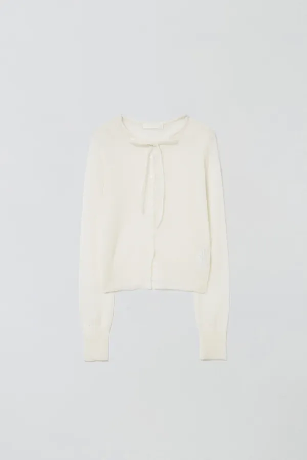STRING CARDIGAN_IVORY