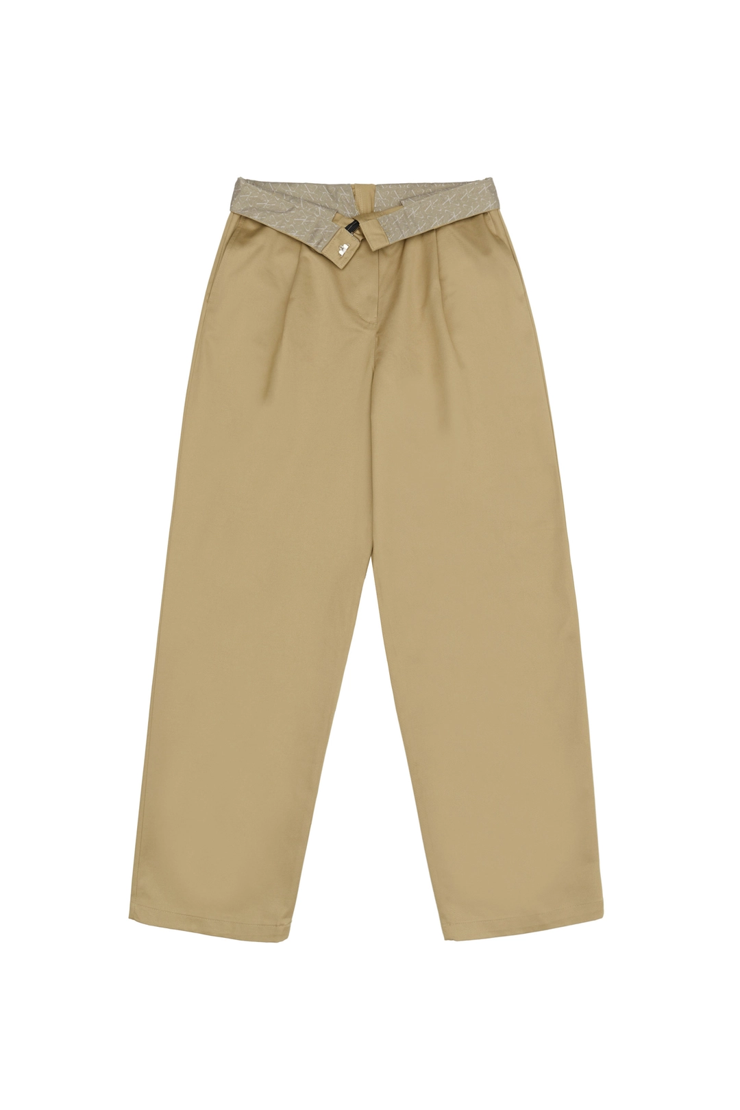 스컬프터 Folding Waist Band Pants Beige 상품 이미지 1