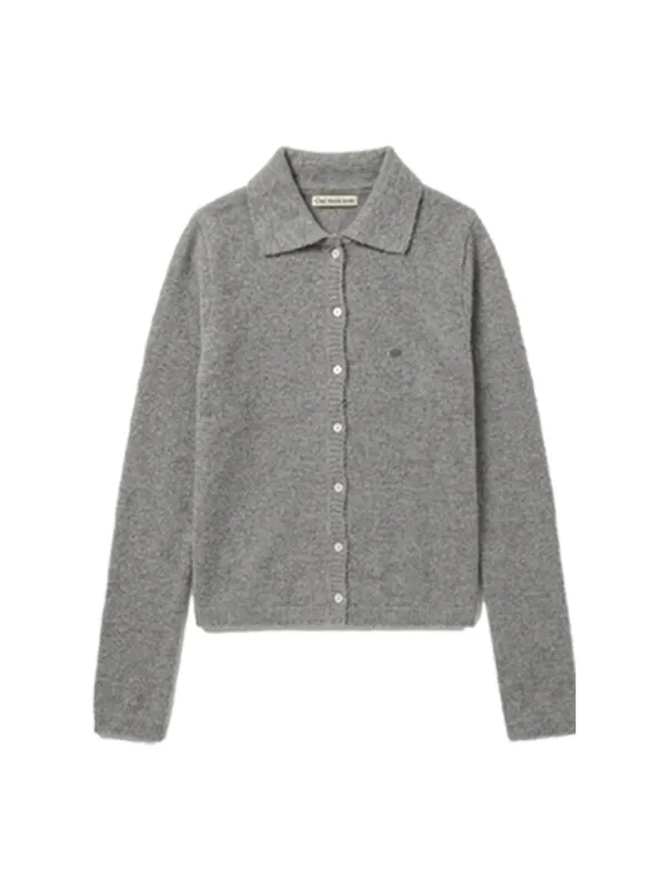 Jill sheer mohair cardigan