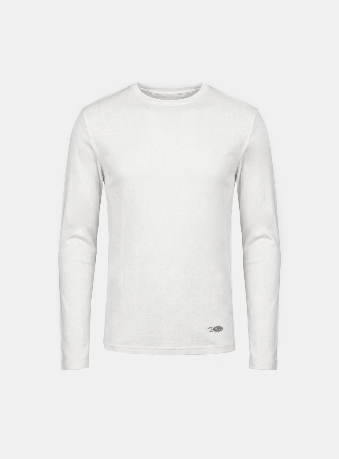 배드블러드 [w-tee26-045] BS Cotton Jersey Fitted Long Sleeve T-Shirt - White 상품 이미지 2