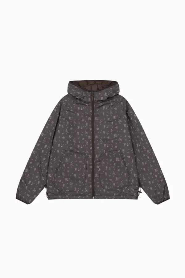 REVERSIBLE PADDED DUCK DOWN, BROWN