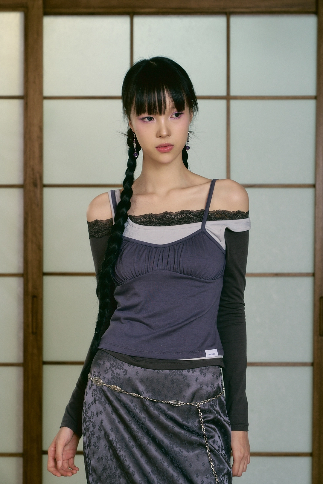 드라이로즈 HAZE LAYERED SET (PURPLE) 상품 이미지 1