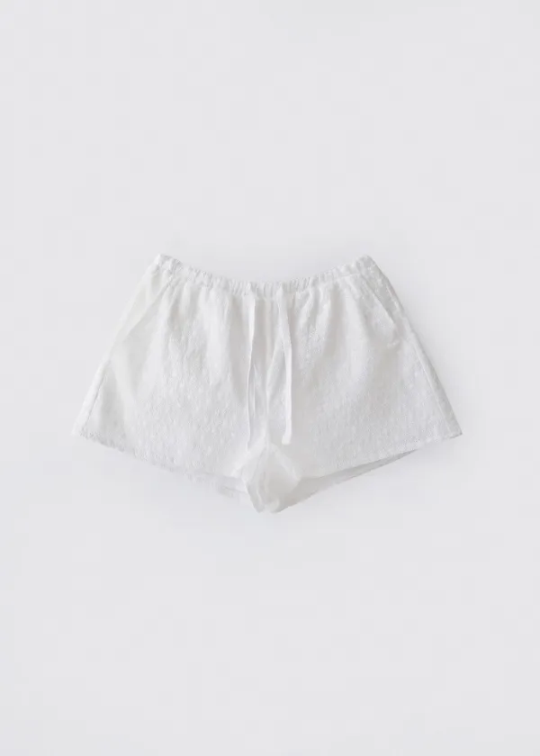 [스크런치 SET] Libet punching short pants (white)