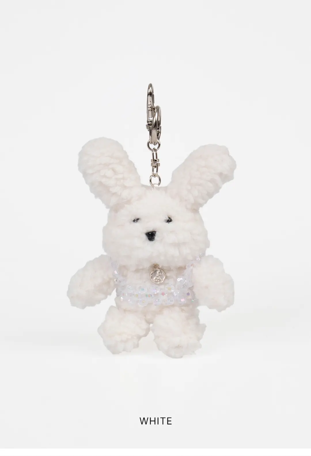 오버듀플레어 [OVERDUE FLAIR x COSYMOSY]OF POODLE KEYRING_WHITE 상품 이미지 3