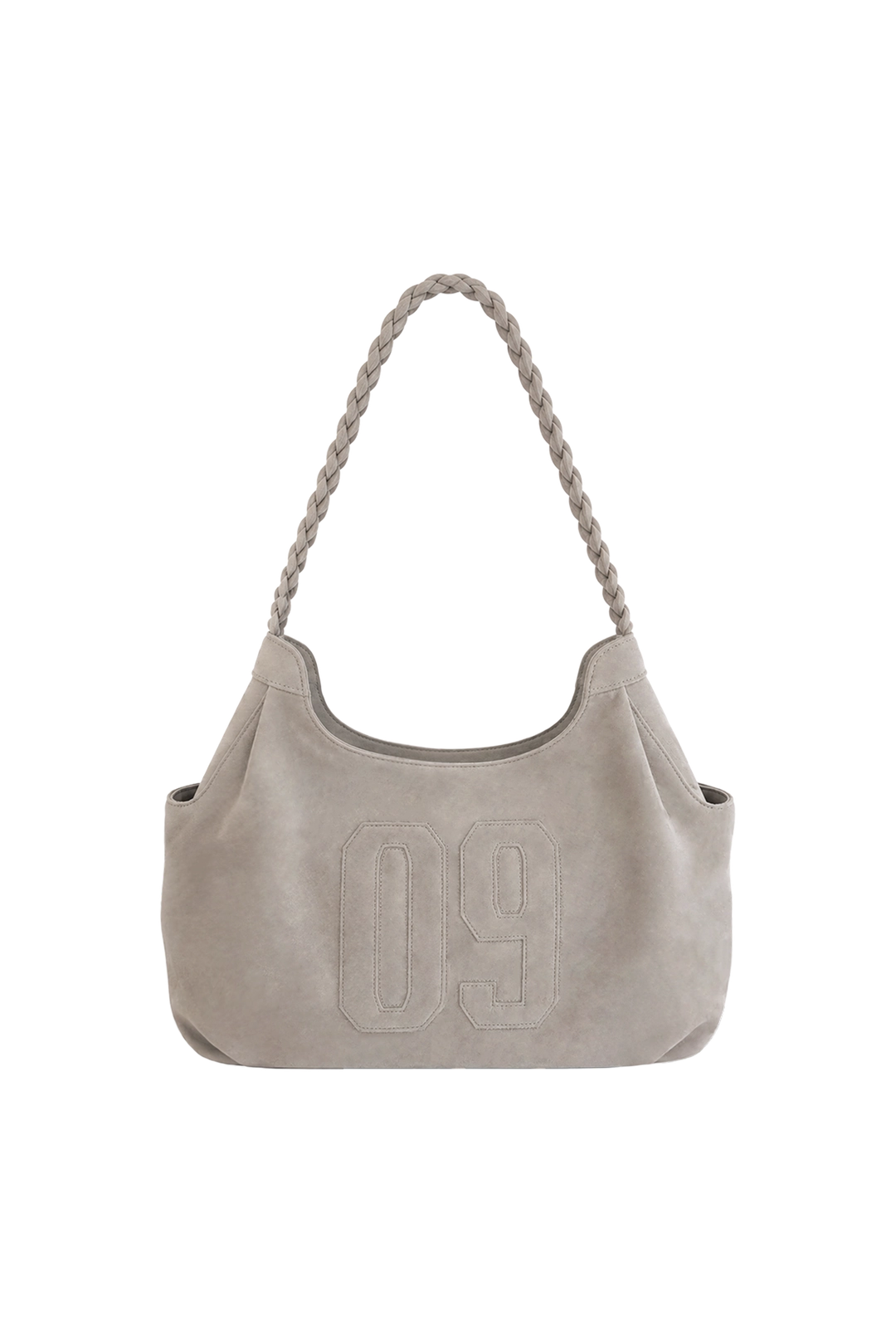 클리시어 09 numbering hobo bag, Beige 상품 이미지 1
