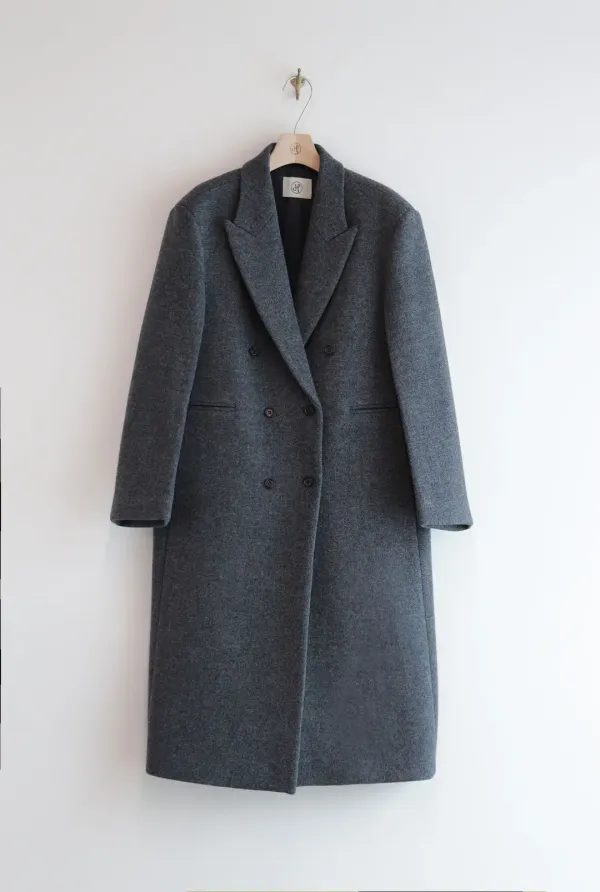 TOMORROW WOOL COAT (CHARCOAL)