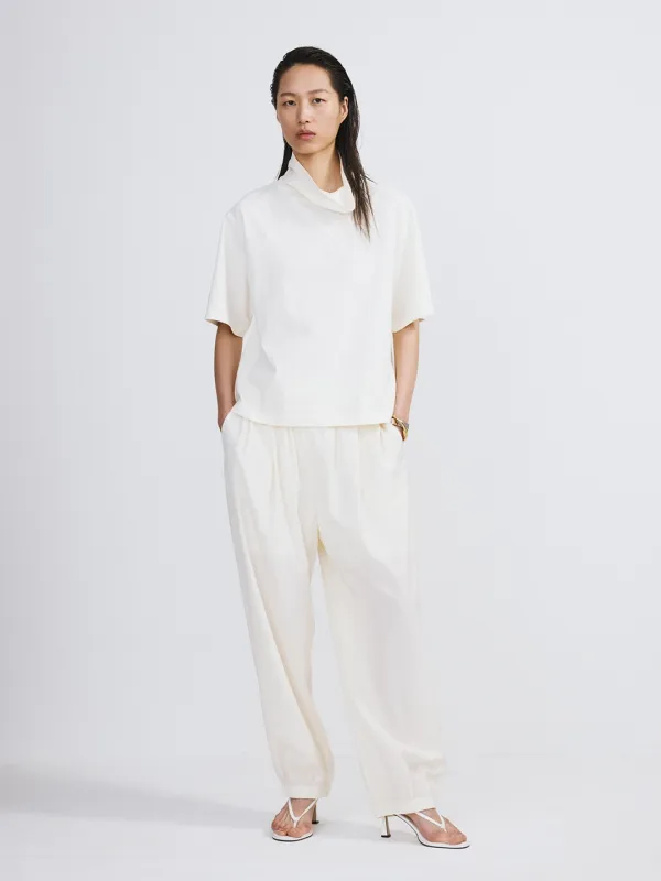 BANDING JOGGER SUIT PANTS (IVORY)