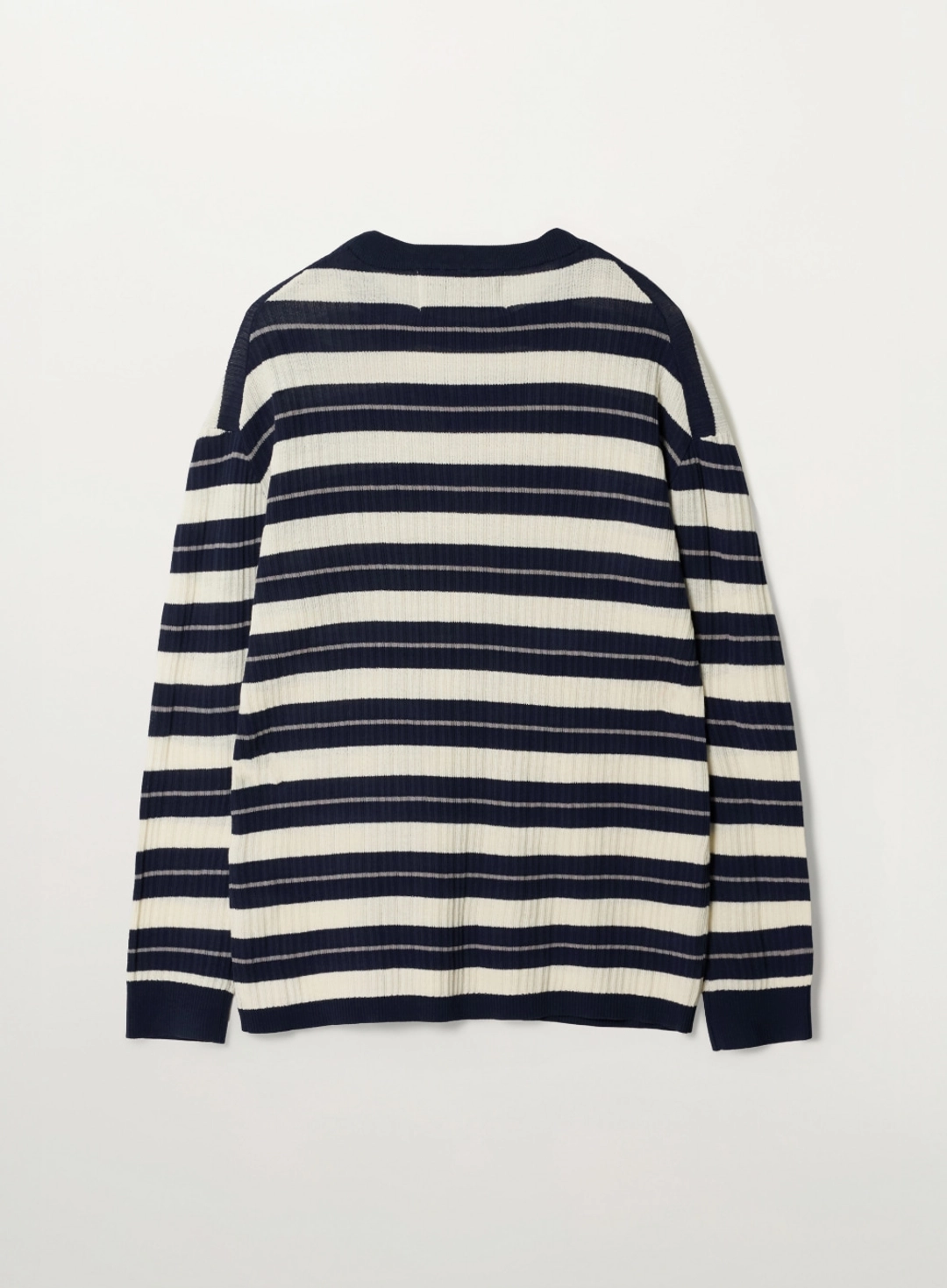 세터 Crest Logo Stripe Knit - Navy 상품 이미지 2