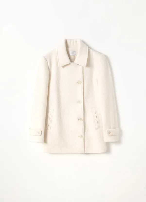 21TH Villa Alpaca Half Coat(Cream)
