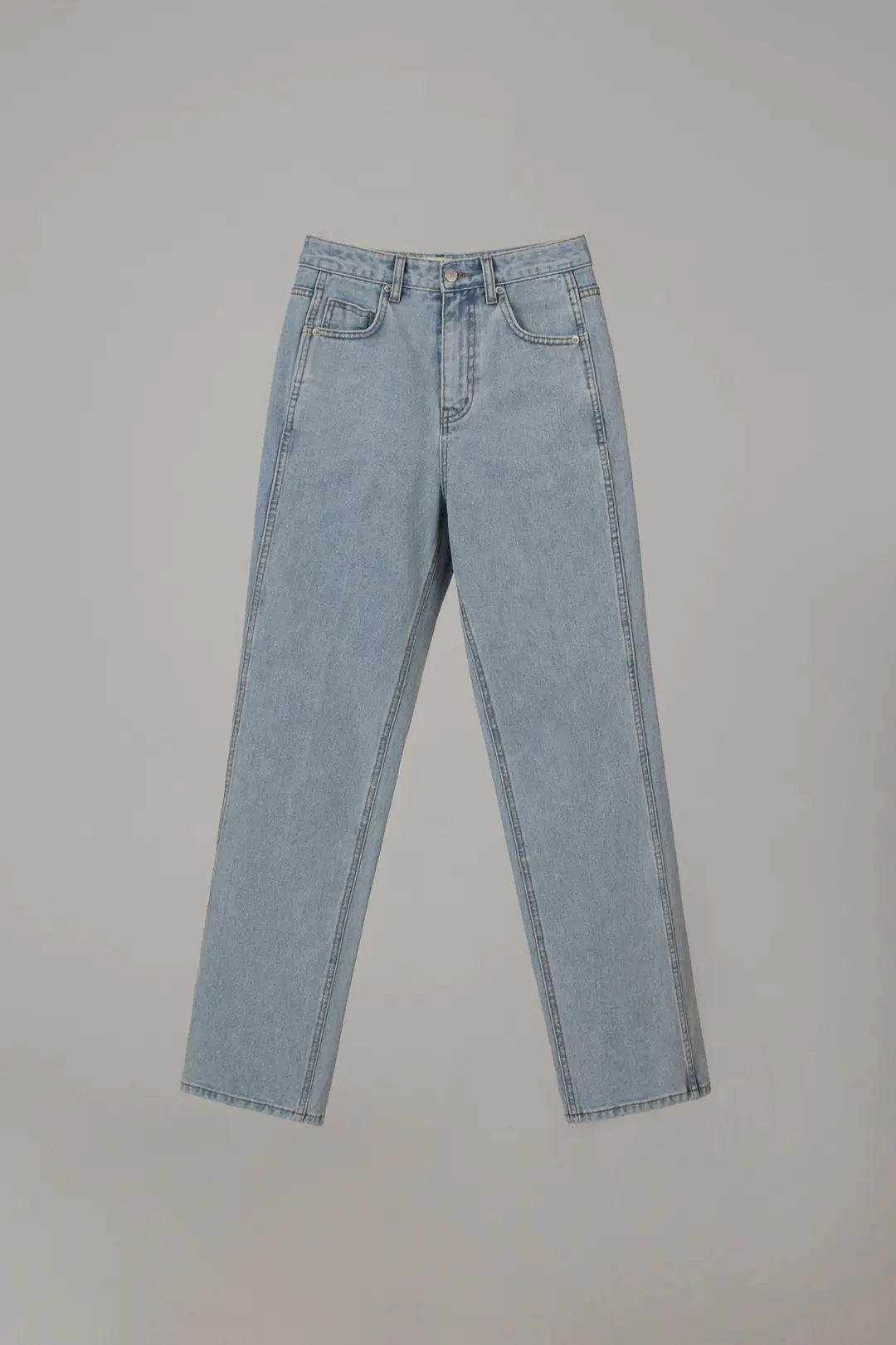 오버듀플레어 CREASE LINE STRAIGHT DENIM_LIGHT BLUE 상품 이미지 1