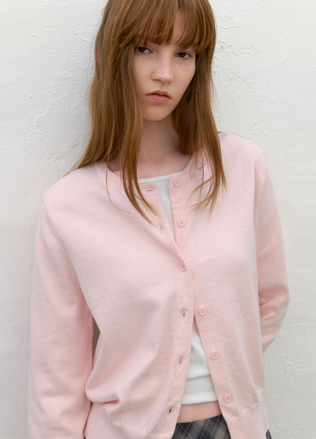 아뜰리에 나인 (CD-2273)COTTON CLASSICAL SLIM KNIT CARDIGAN 상품 이미지 2