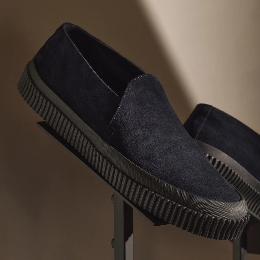 제임스펄스 Men's Vulcanized Slip On Loafer - Navy 상품 이미지 3