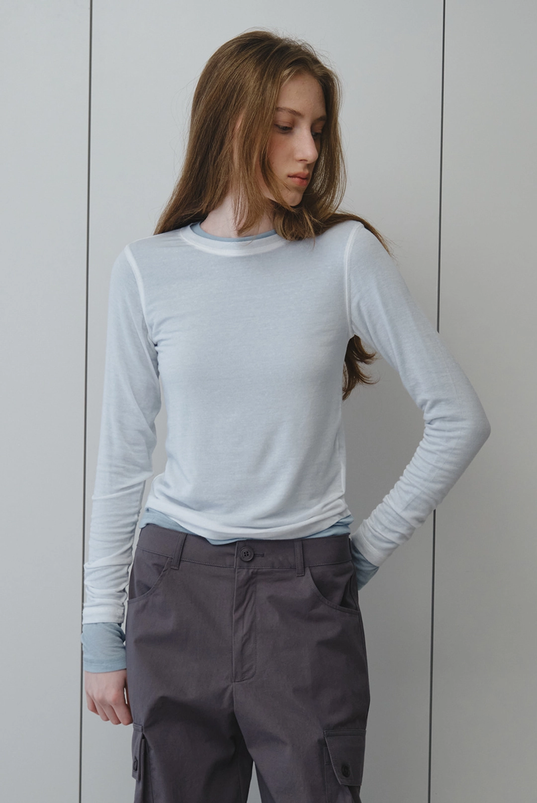 브렌다 브렌든 [2PACK] soft sleeve tee 상품 이미지 2
