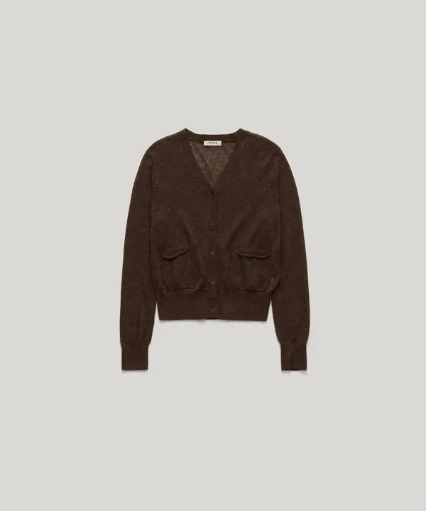 2ND / PVIL Alpaca Cardigan(Brown)pre-order