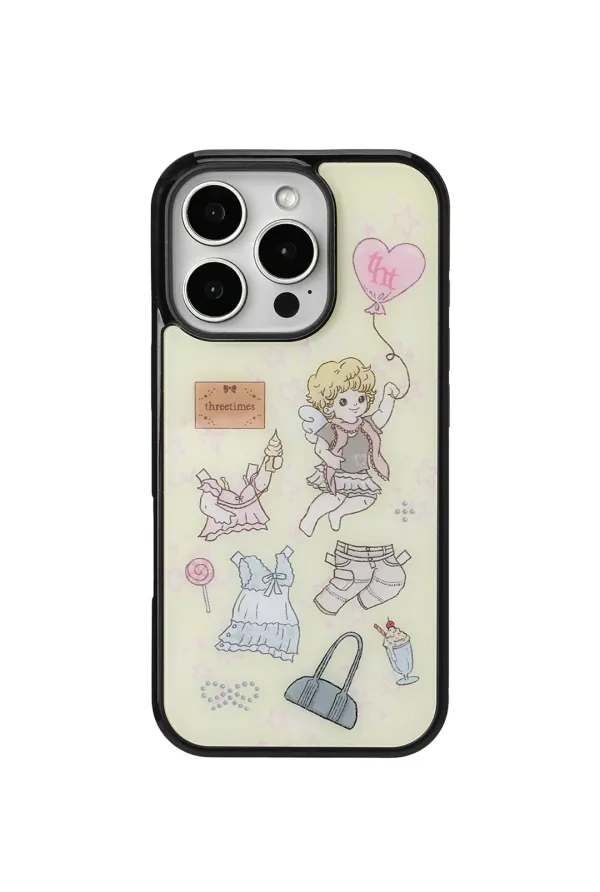 Angel dress-up iphone case