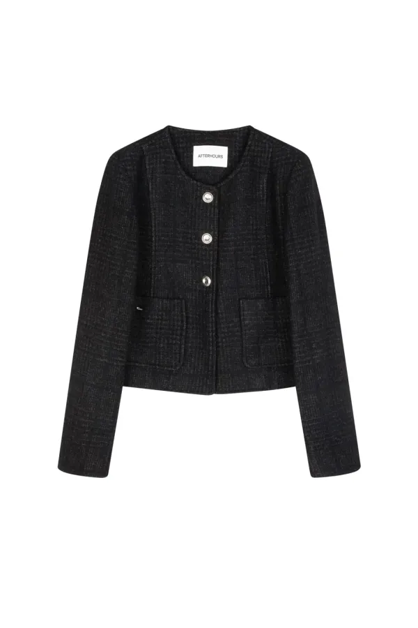 CLASSIC WOOL JACKET (CHECK)