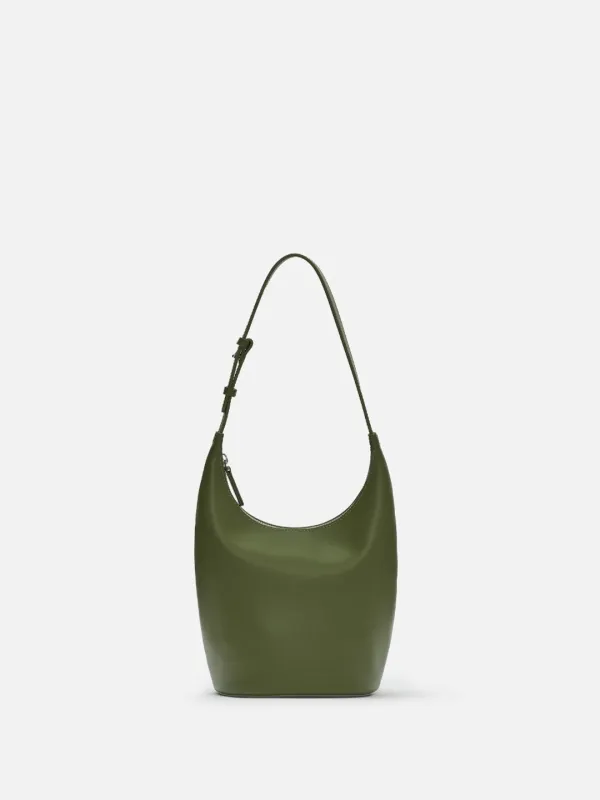 Mini Around hobo bag Sap green