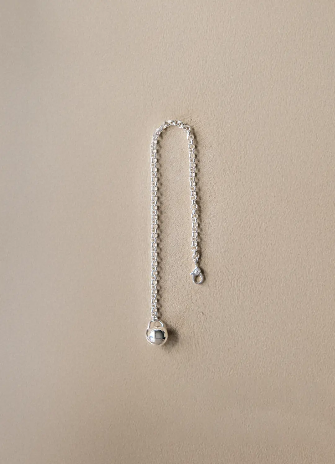 낫띵리튼 [Vel] Tiny bell high dome chain bracelet 002 상품 이미지 3