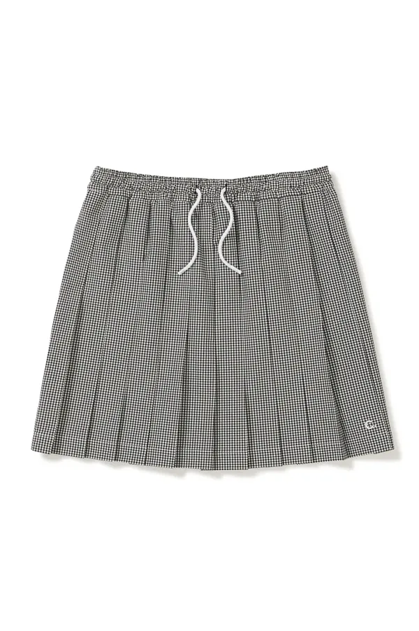 [24SS clove] Pleats Banding Skirt  (Black)