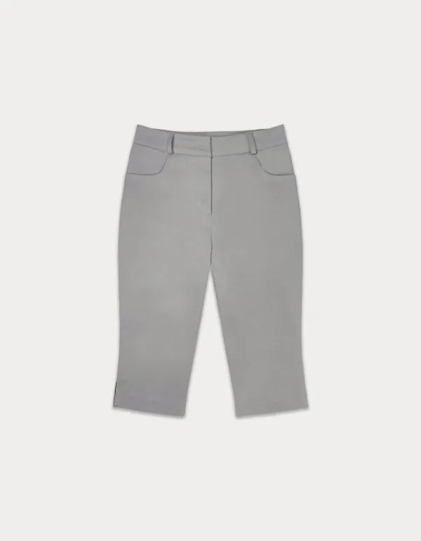 3rd / Slit biker pants - light grey