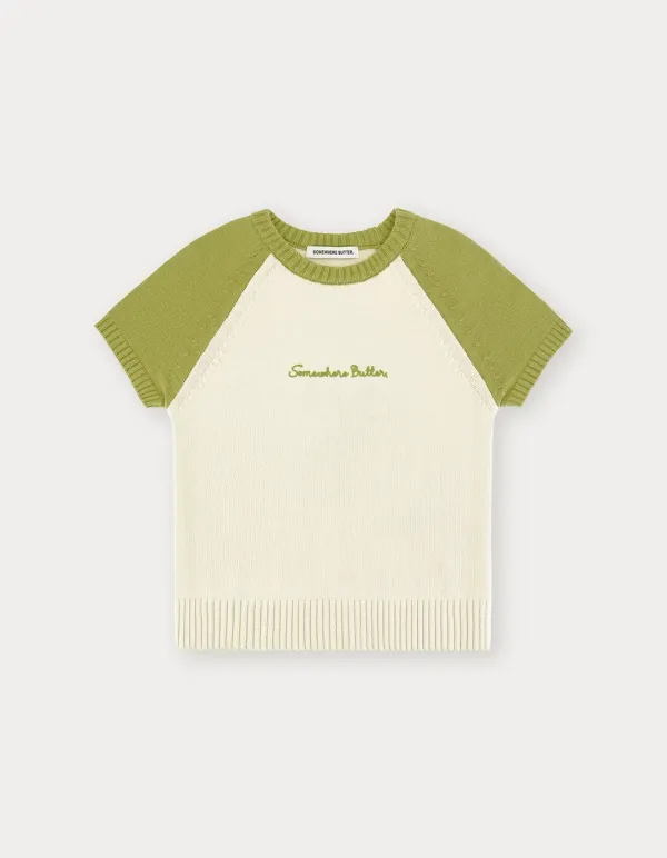 Casual Mini Letter Knit - Olive