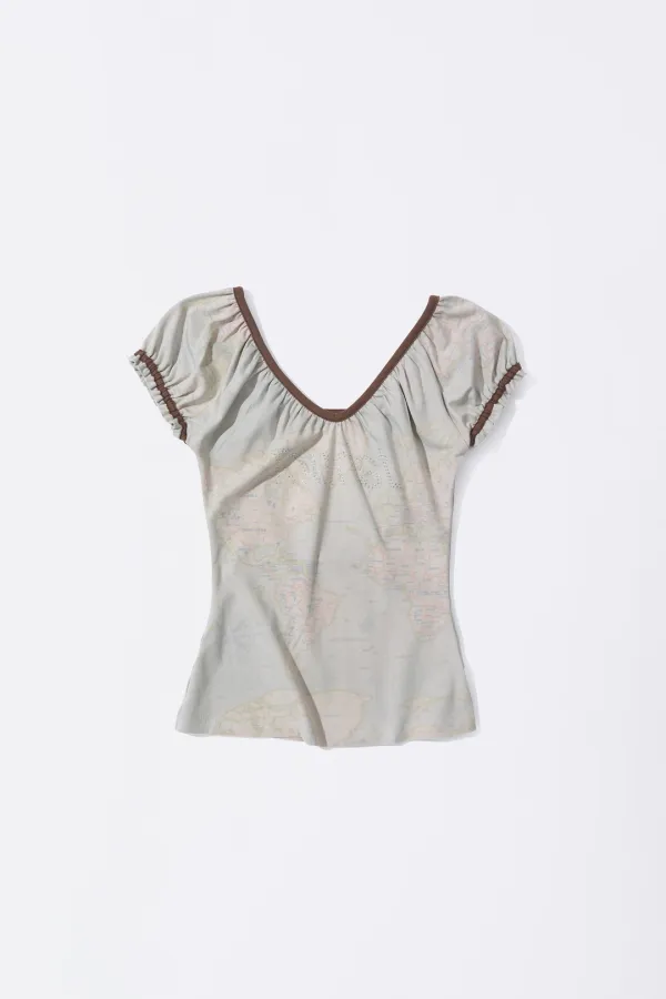 Tourist Scoop Back Tee Raw