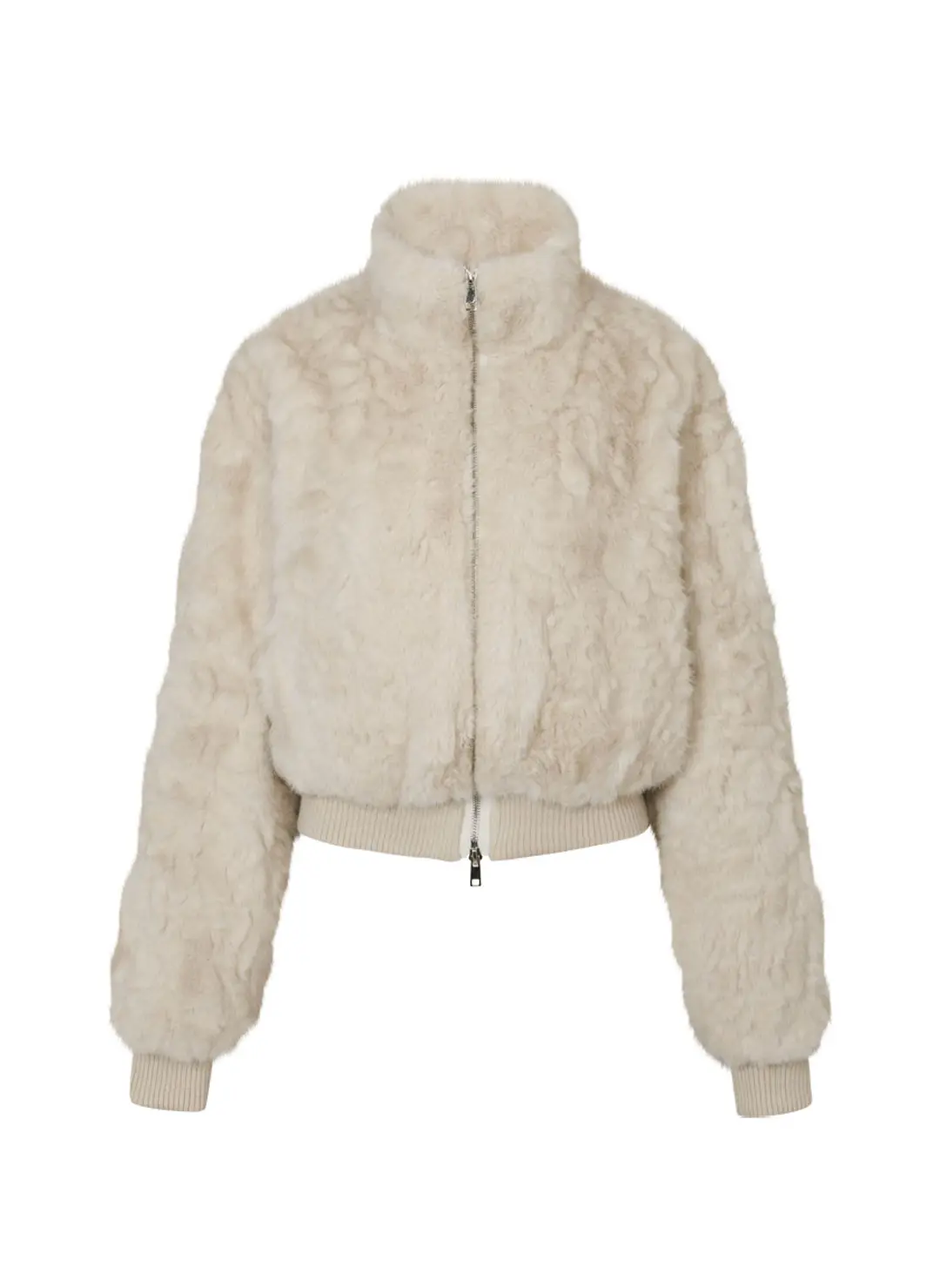 루루서울 Winter Zip-up Fur Jacket (Ivory) 상품 이미지 1