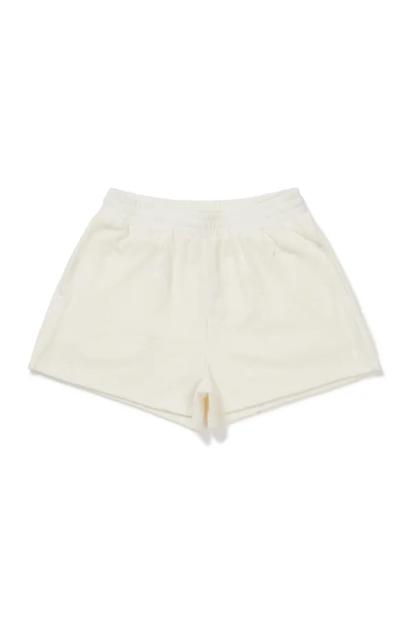 [26SM clove] All-over Mickey_Terry Shorts (Ivory)
