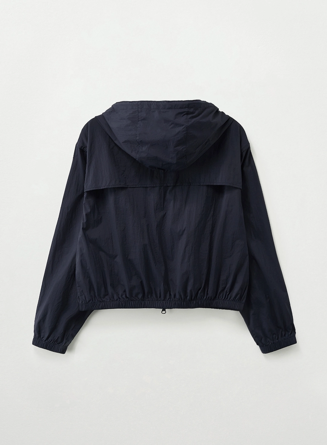 세터 (W) Crop Hood Wind Jacket - Navy 상품 이미지 2