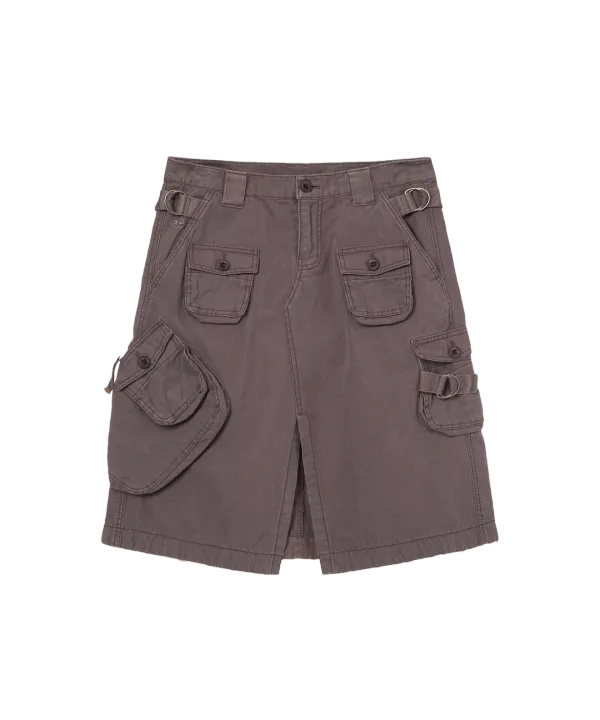 [9/30 예약발송] UTILITY WORK SKIRT [PURPLE]