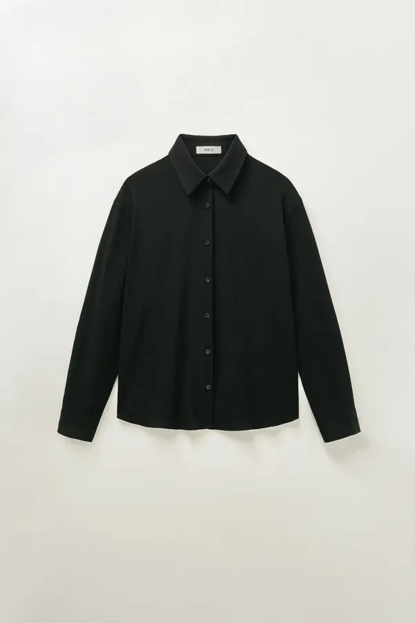 Reven semi over shirts (Black)