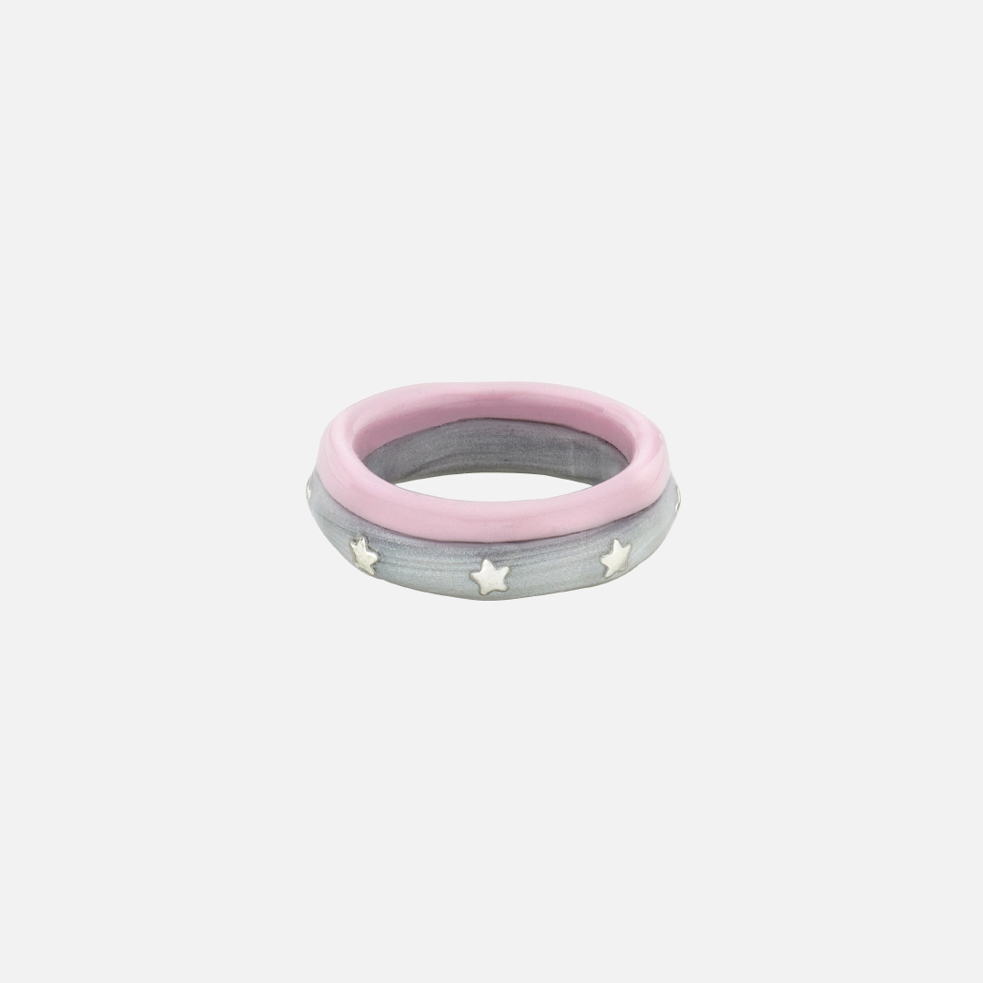 엔프프 star two track ring-pink 상품 이미지 1