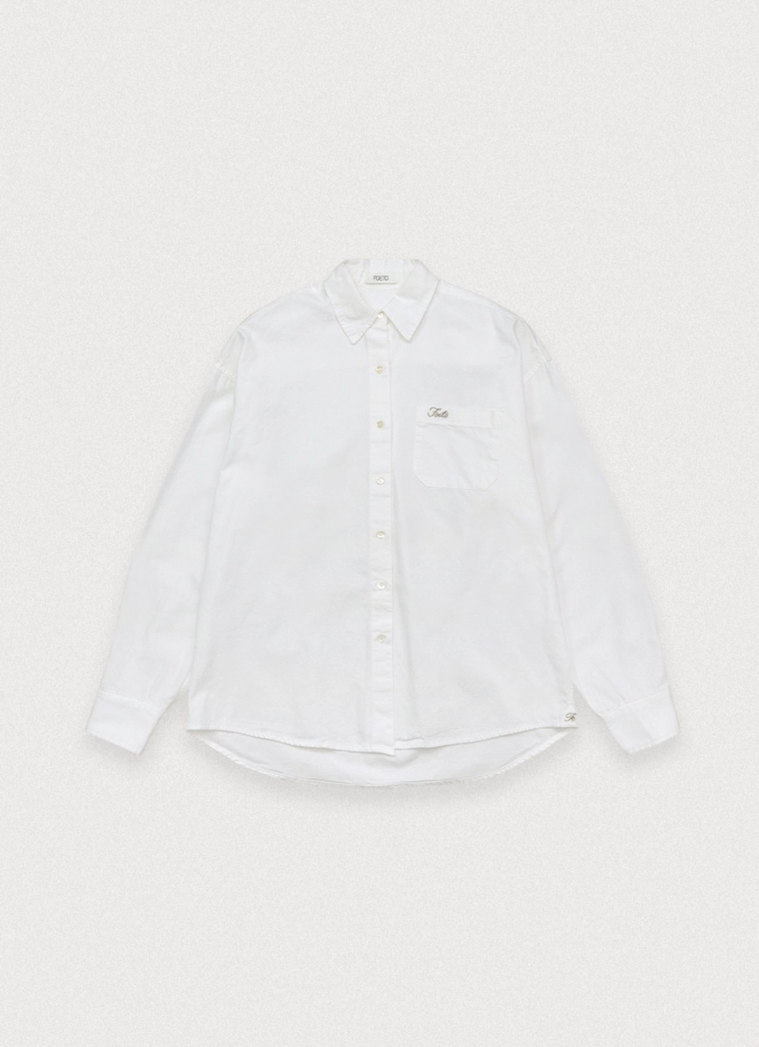 포에토 Same oxford shirts (signiture line) - ivory 상품 이미지 1