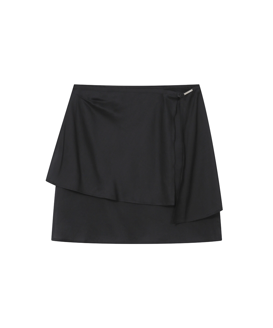 미세키서울 [레이 PICK] Sheer layered midi skirt BLACK 상품 이미지 1