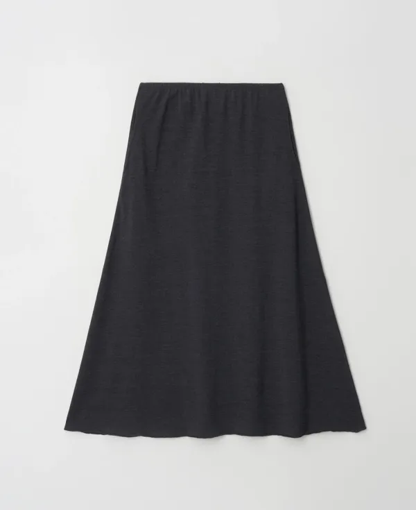 [1차] [5/26 예약출고] PK Cotton A-Line Skirt_CHARCOAL