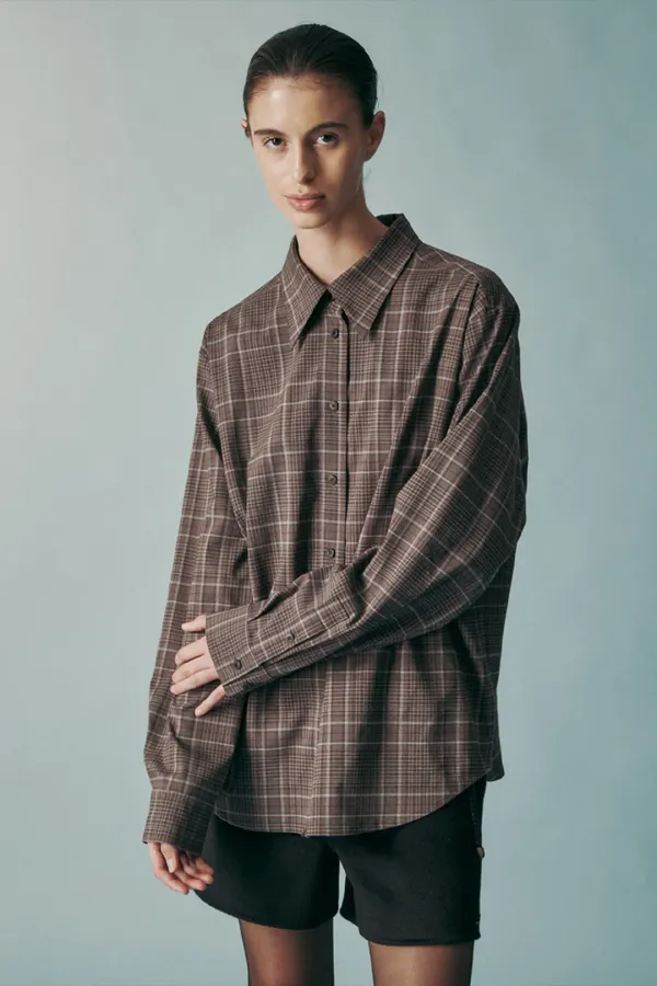 RELAXED CHECKED SHIRTS