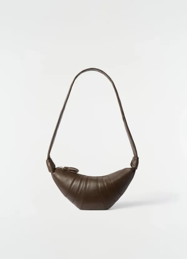 SMALL CROISSANT BAG IN LEATHER