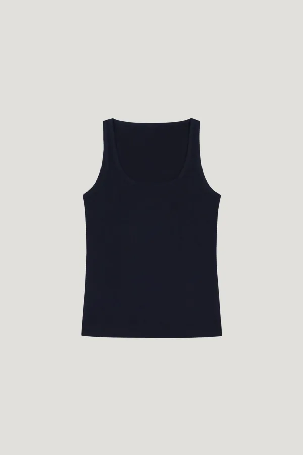 [L/V] Cover Rib Tank (navy)